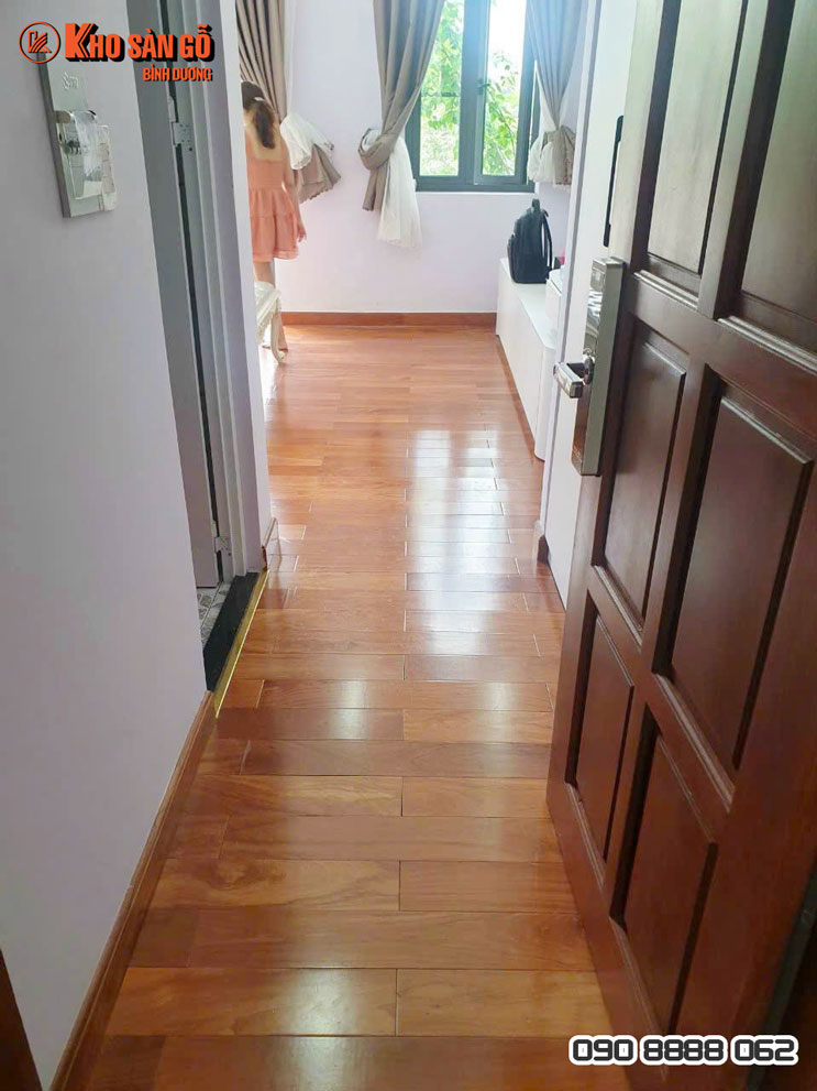 Sàn Gỗ Tự Nhiên Gõ Đỏ