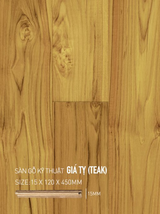 Sàn gỗ Giá Tỵ (Teak)