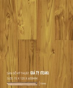 Sàn gỗ Giá Tỵ (Teak)