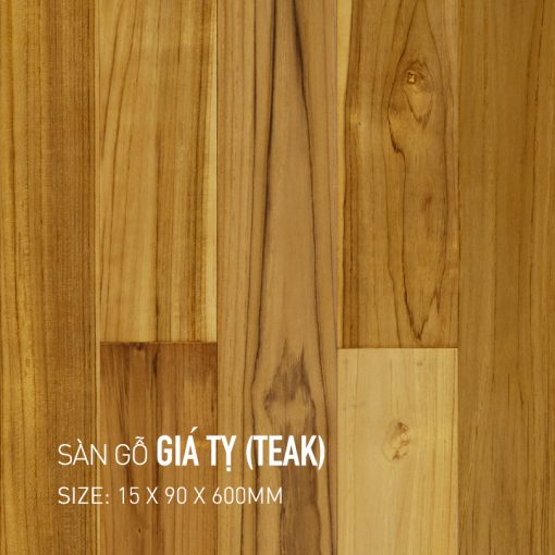 Sàn gỗ Giá Tỵ (Teak)