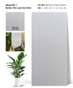 Tấm Ốp Than Tre Inox Xước iWood