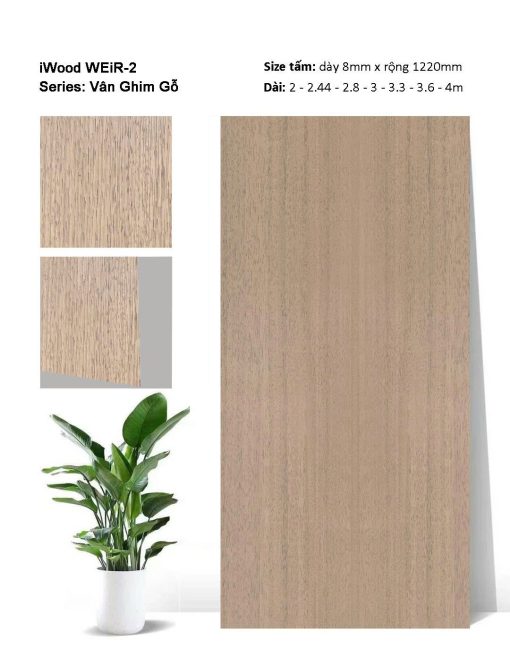 Tấm ốp đa năng iWood vân ghim gỗ
