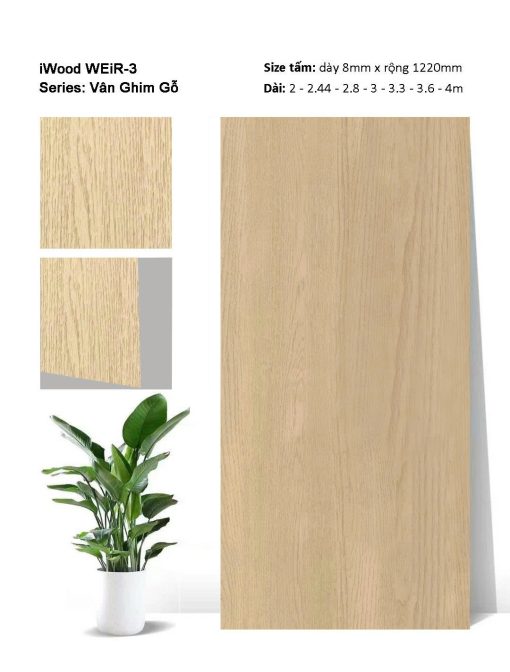 Tấm ốp đa năng iWood vân ghim gỗ