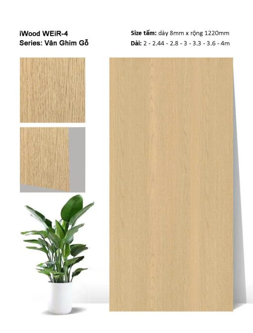 Tấm ốp đa năng iWood vân ghim gỗ