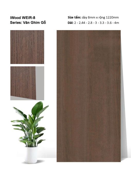 Tấm ốp đa năng iWood vân ghim gỗ
