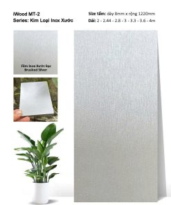 Tấm Ốp Than Tre Inox Xước iWood