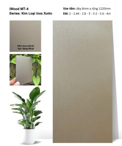 Tấm Ốp Than Tre Inox Xước iWood