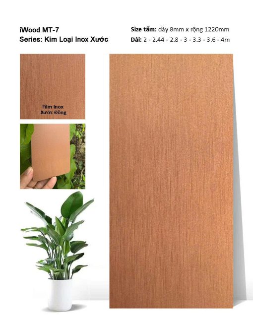 Tấm Ốp Than Tre Inox Xước iWood