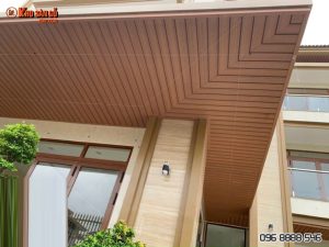 gỗ nhựa WPC ốp trần