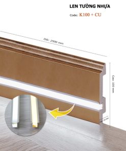 Len tường gắng LED
