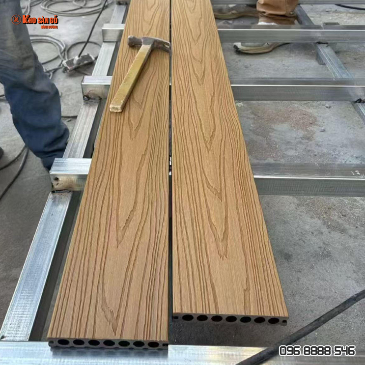 LẮP ĐẶT SÀN GỖ NHỰA NGOÀI TRỜI