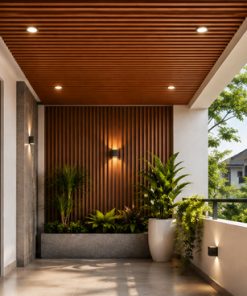 Tấm Lam Sóng Nhựa Ốp Trần Mái Hiên